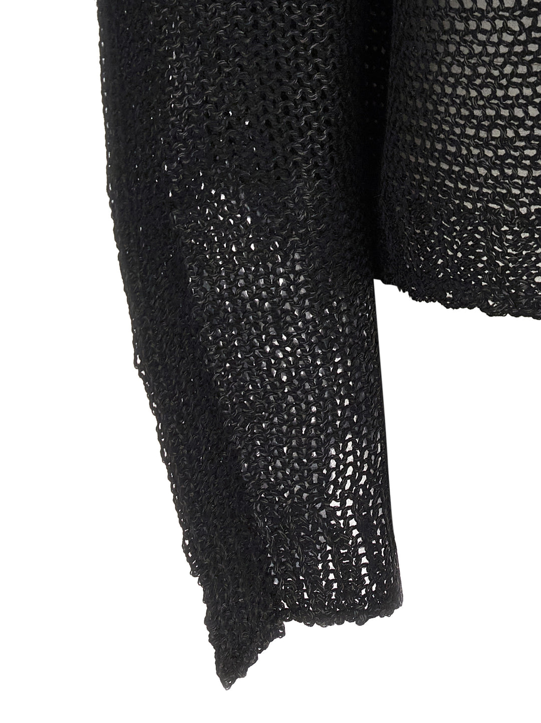 Issey Miyake Black Wool Sweatshirt