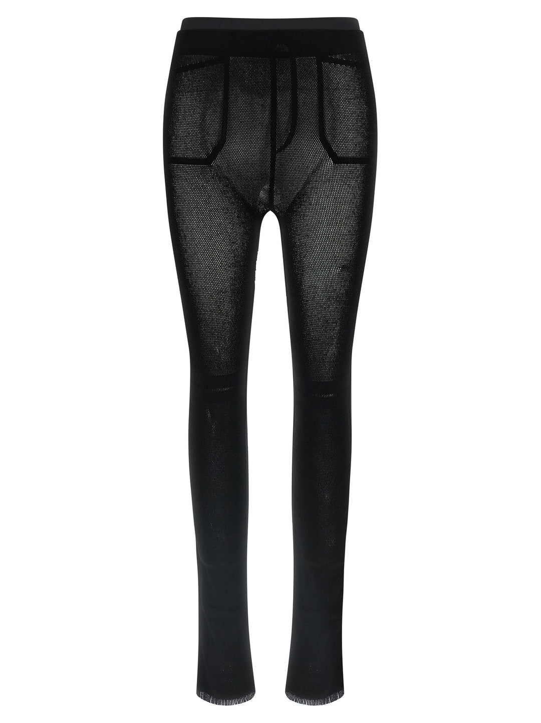 Issey Miyake Black Nylon Leggings