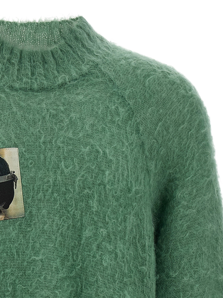 Undercover Bicolor Wool Cardigan