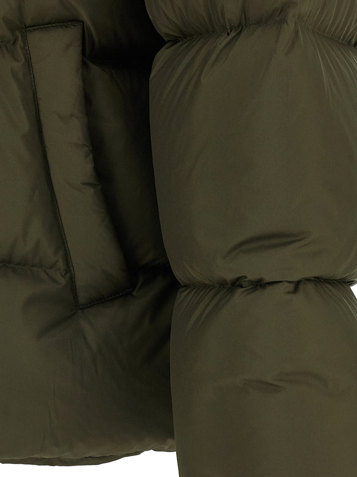 Saint Laurent Bicolor Polyester Full-Length Jacket