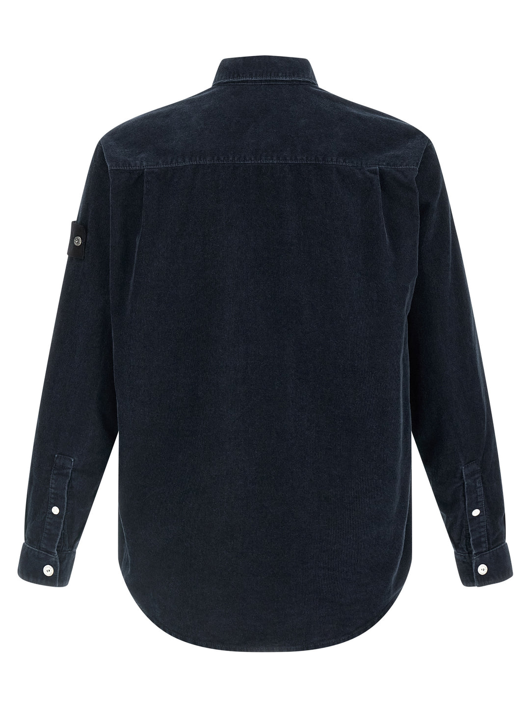 Stone Island Blue Cotton Blouse