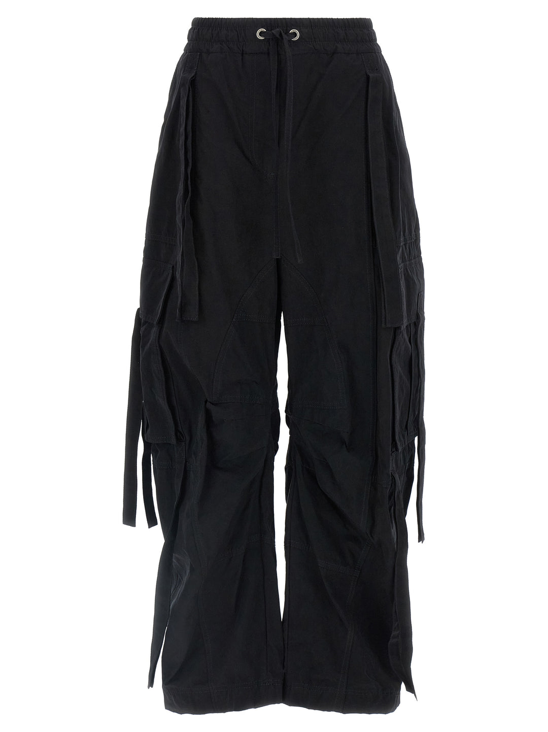 Dolce &amp; Gabbana Black Cotton Cargo Pants