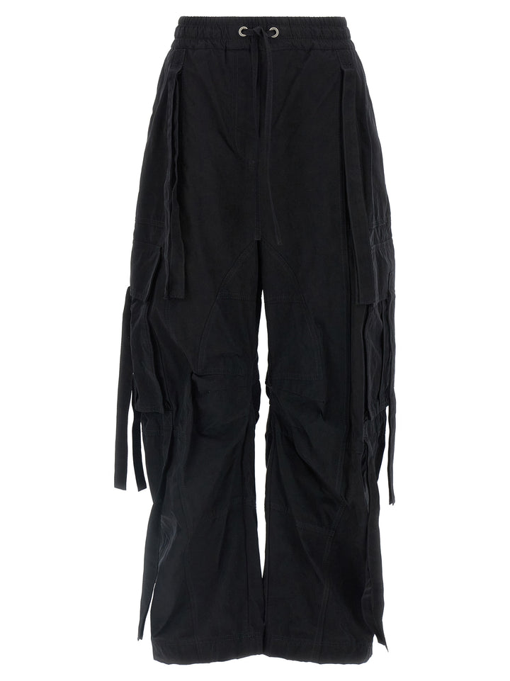 Dolce &amp; Gabbana Black Cotton Cargo Pants