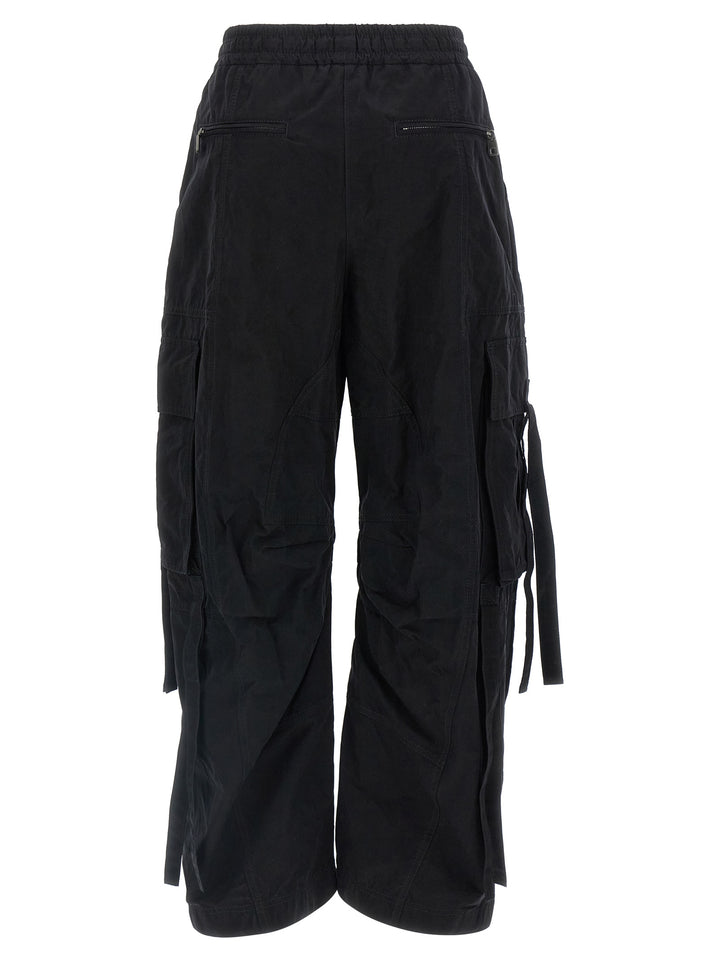 Dolce &amp; Gabbana Black Cotton Cargo Pants