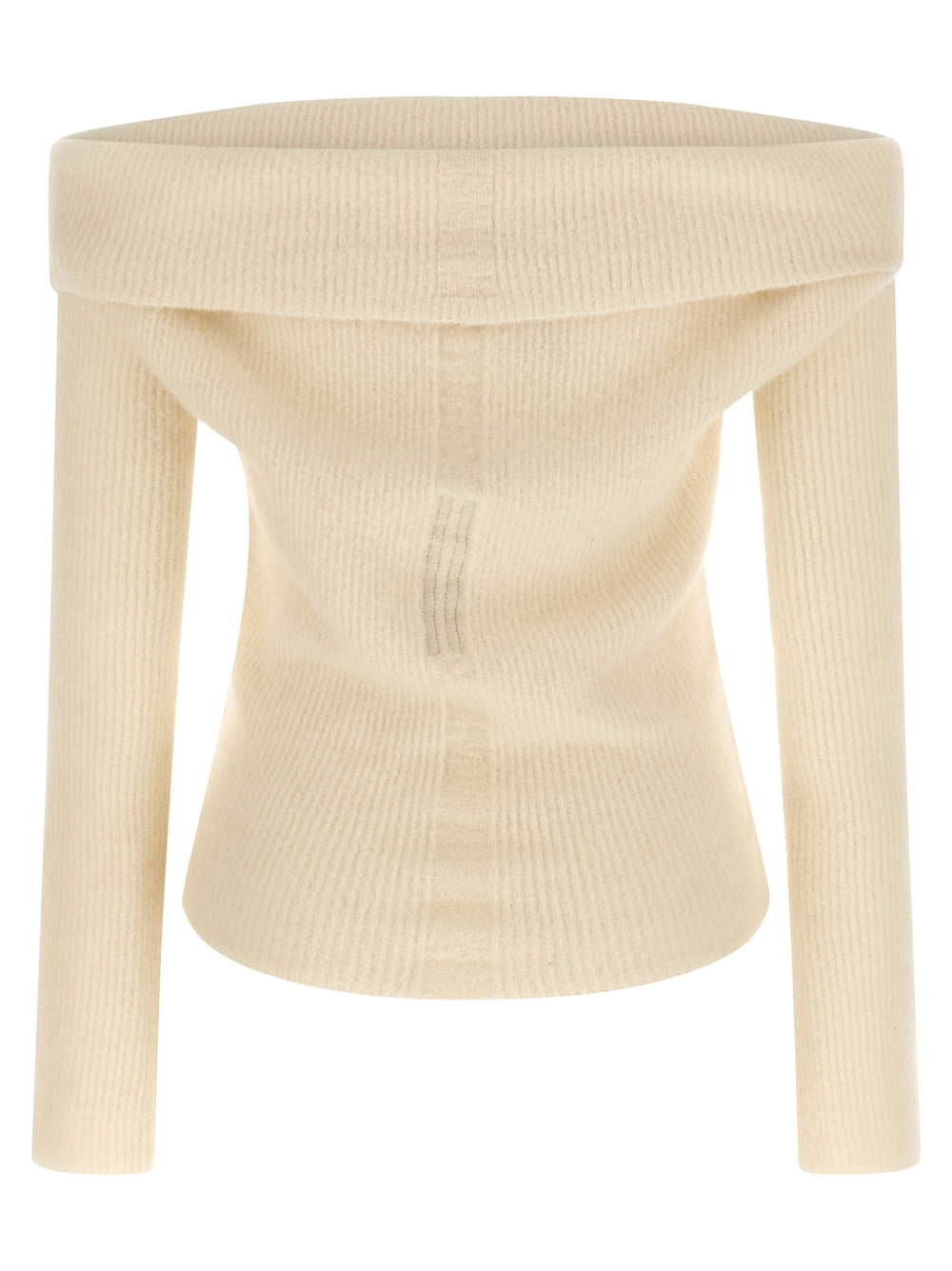 Women’s Rick Owens White Wool Cardigan