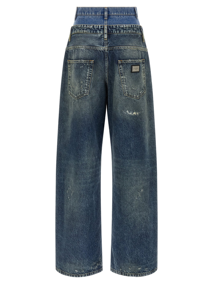 Dolce &amp; Gabbana Blue Cotton Jeans Denim