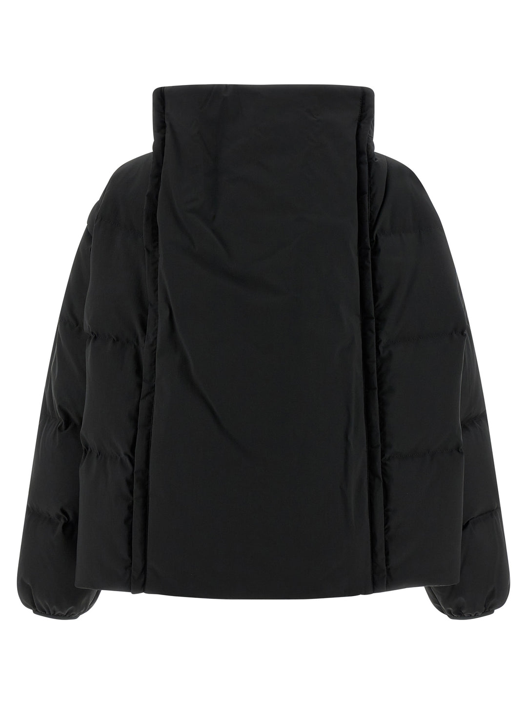 MM6 Maison Margiela Black Polyester Full-Length Jacket