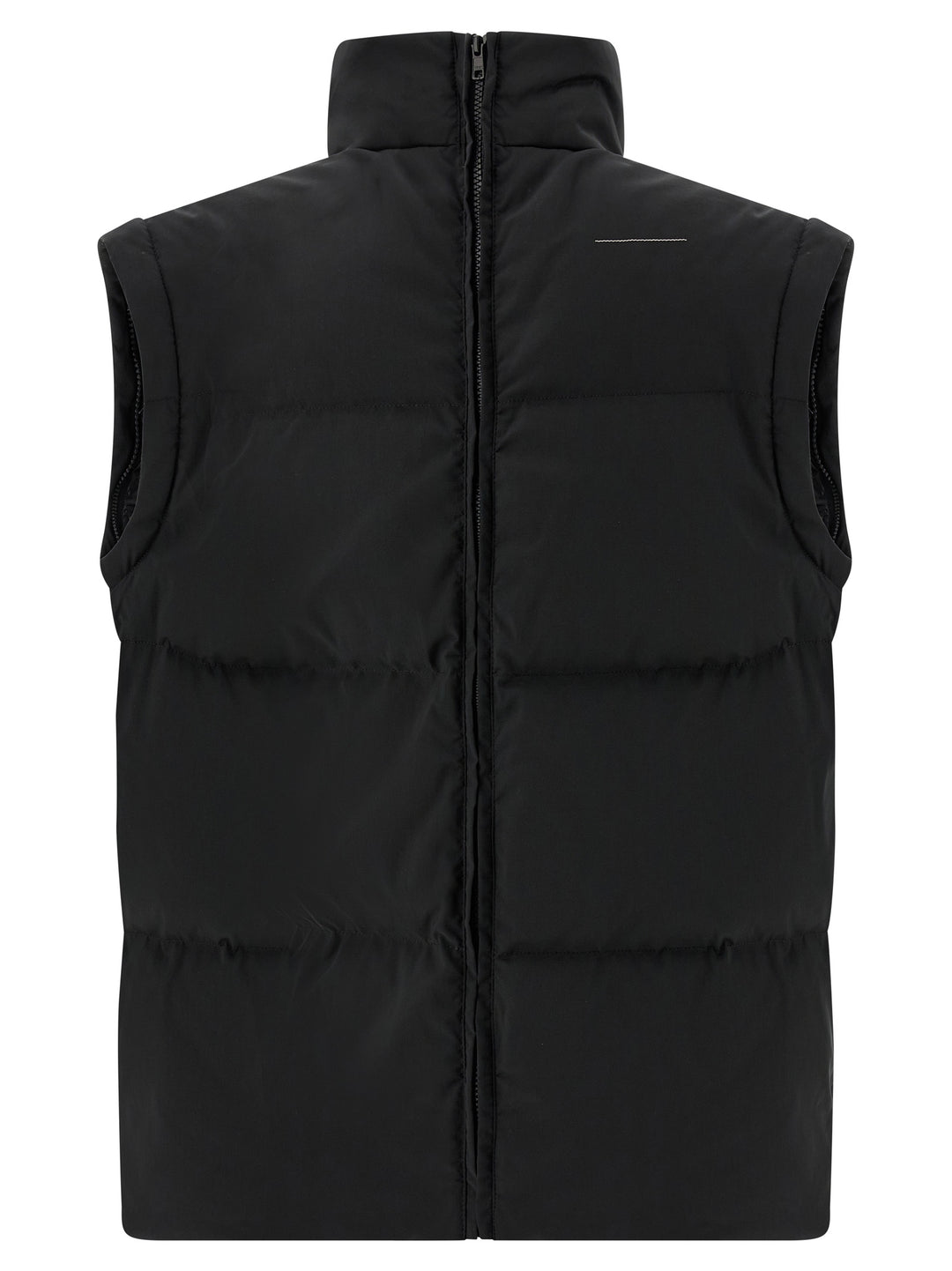 MM6 Maison Margiela Black Polyester Full-Length Jacket