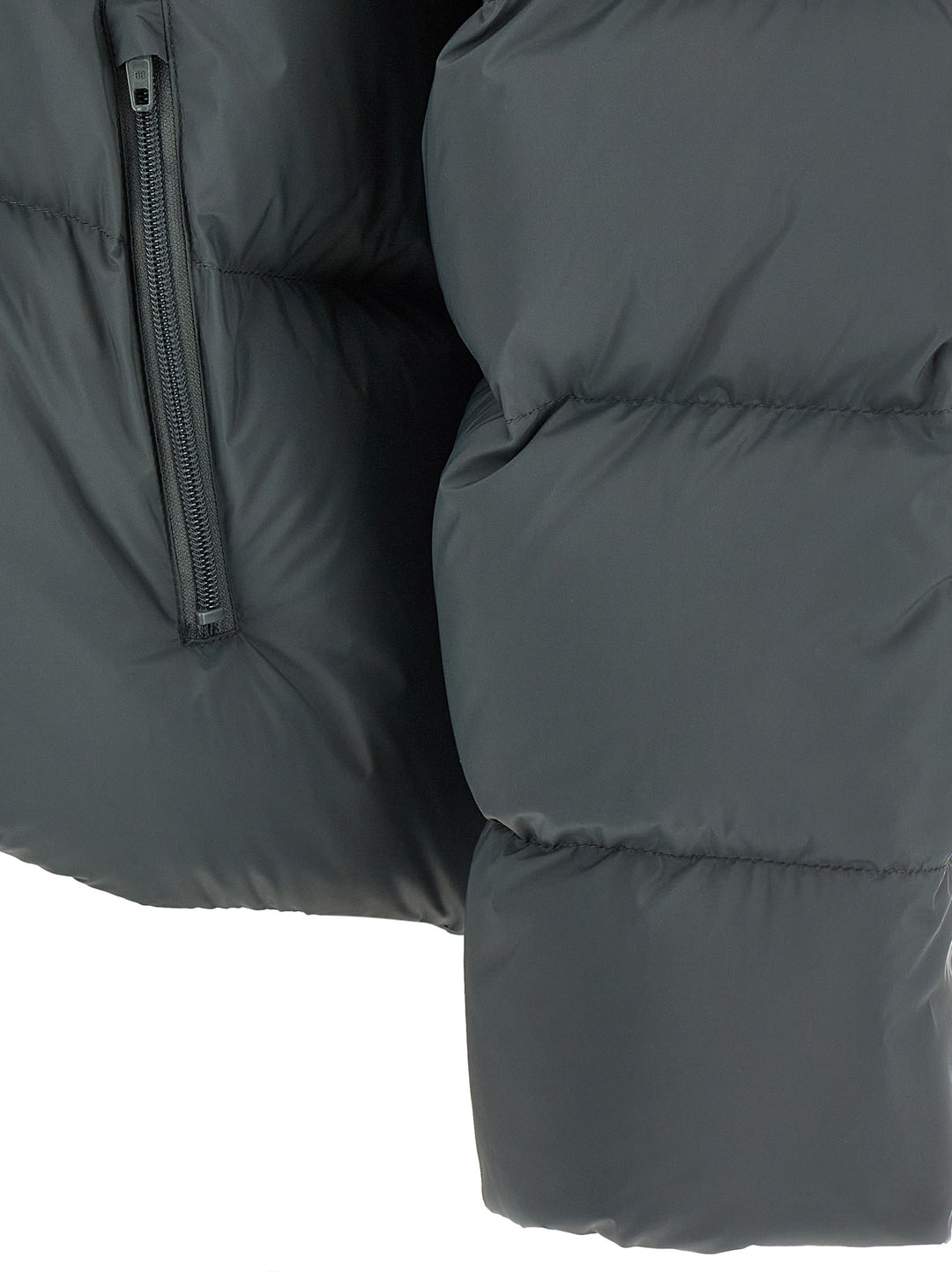 Balenciaga Gray Polyamide Full-Length Jacket