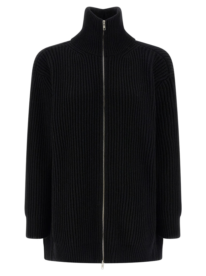 MM6 Maison Margiela Black Wool Short Dress