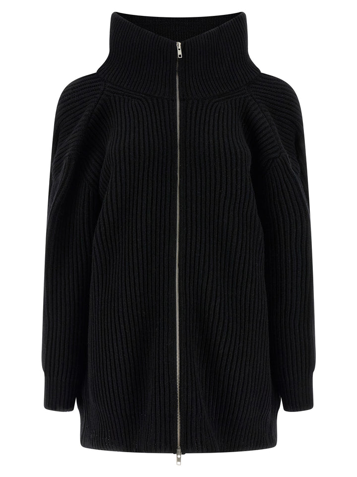 MM6 Maison Margiela Black Wool Short Dress