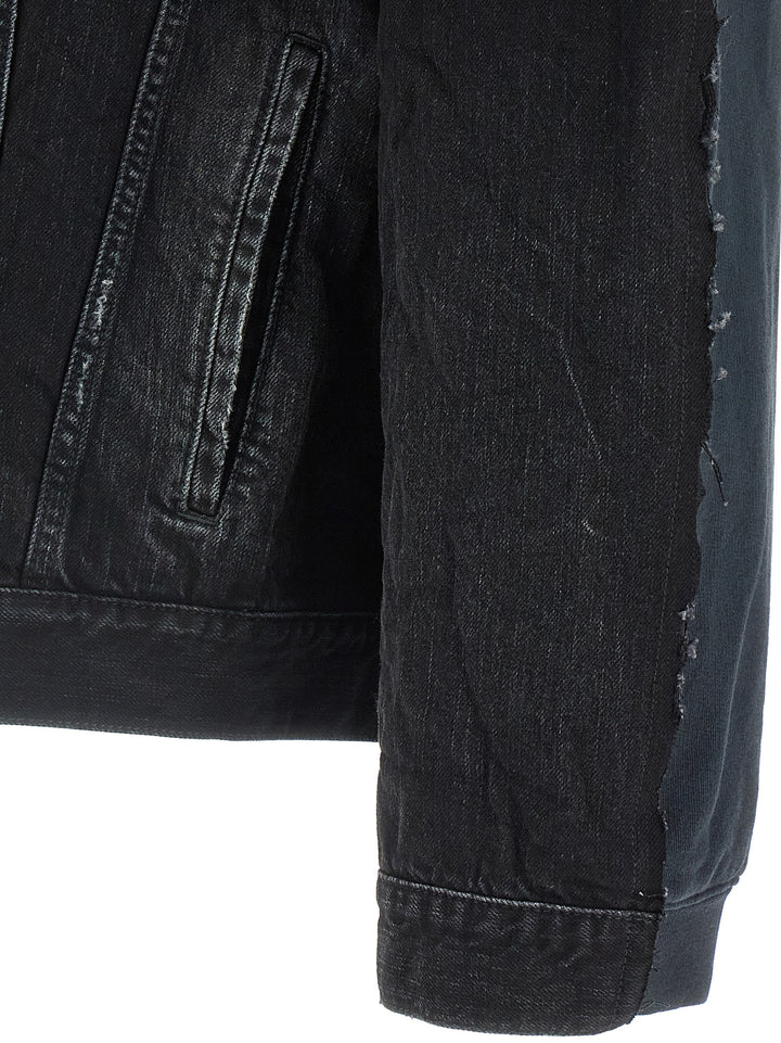 Balenciaga Black Cotton Denim Jacket