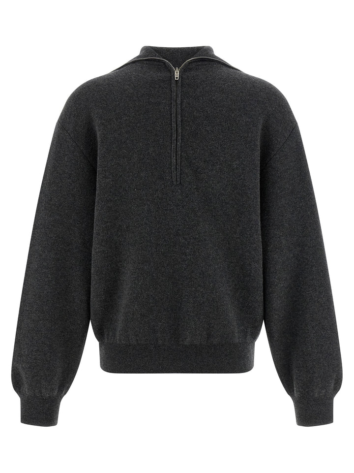 Balenciaga Gray Wool Cardigan