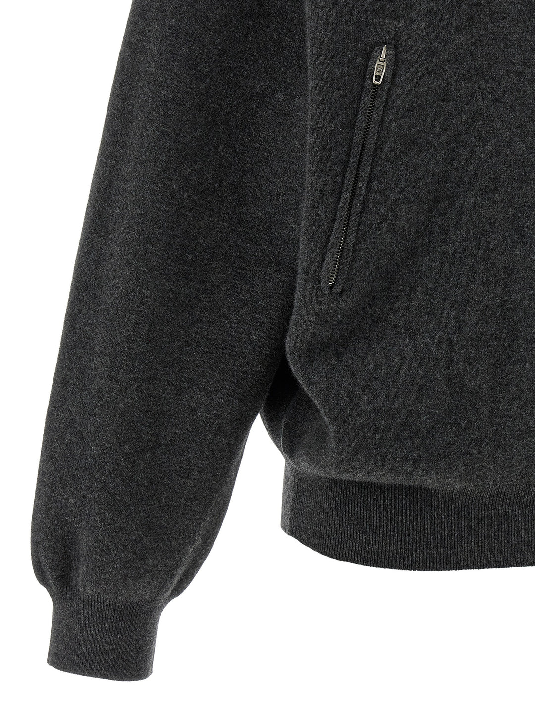 Balenciaga Gray Wool Cardigan