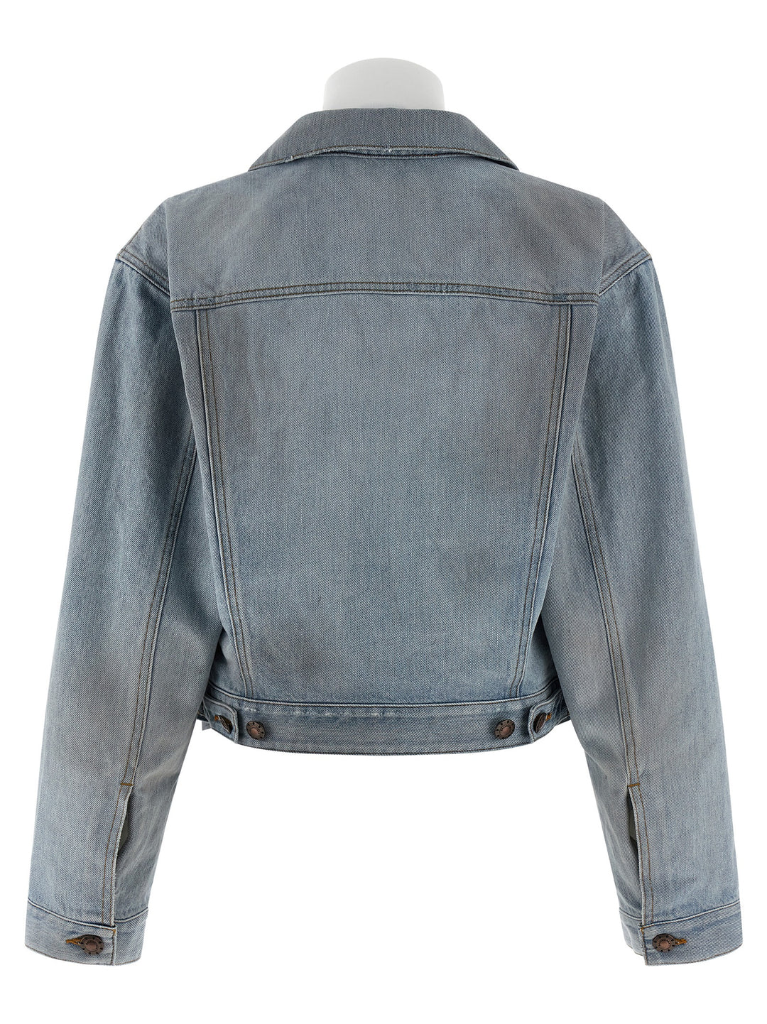 Balenciaga Blue Cotton Denim Jacket