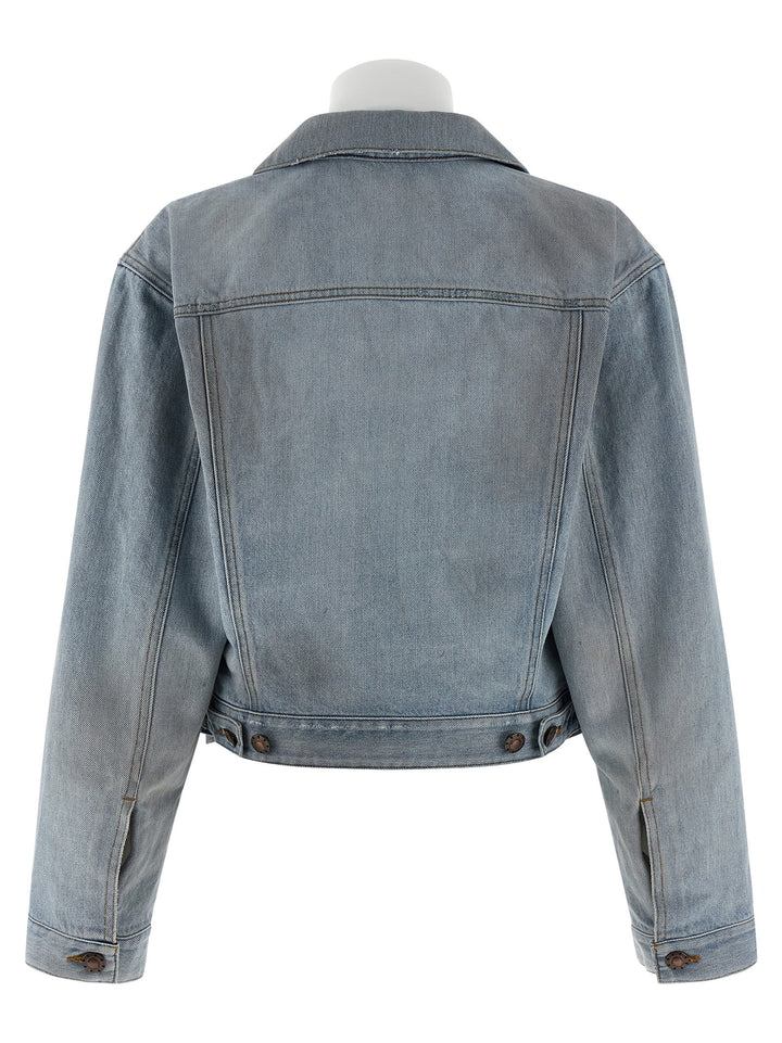 Balenciaga Blue Cotton Denim Jacket