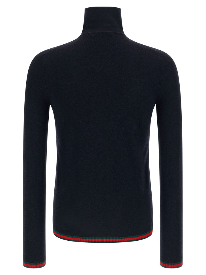 Gucci Blue Cashmere Cardigan