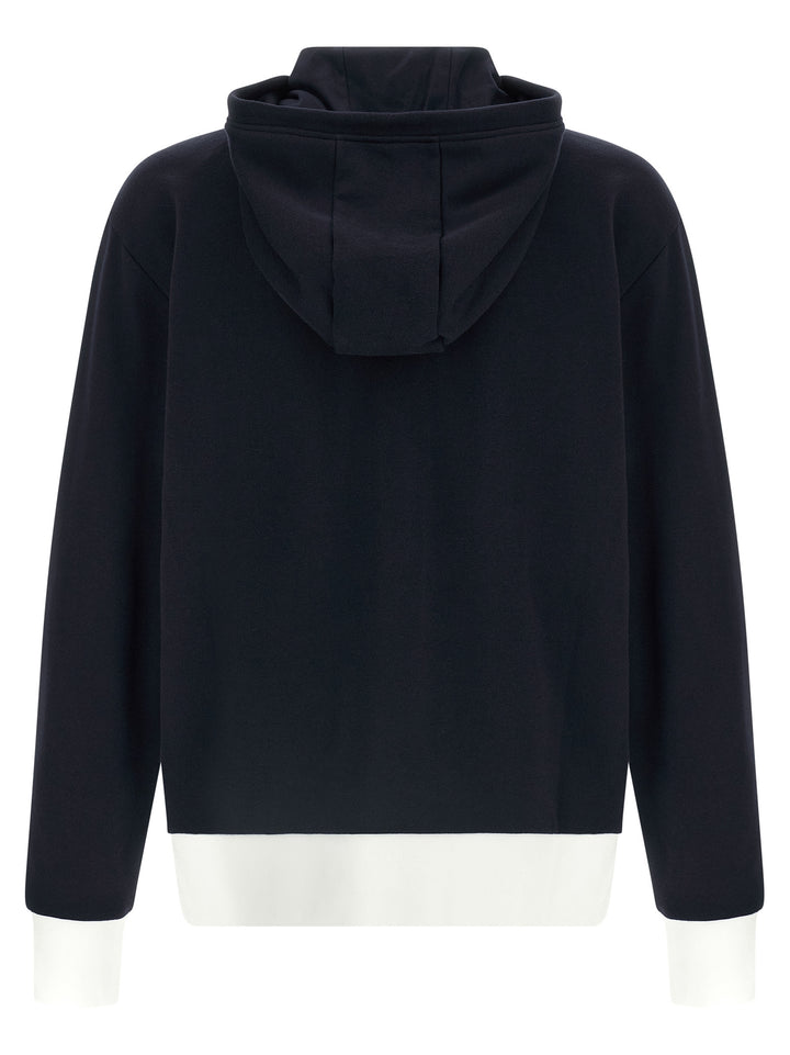 Thom Browne Blue Cotton Sweatshirt