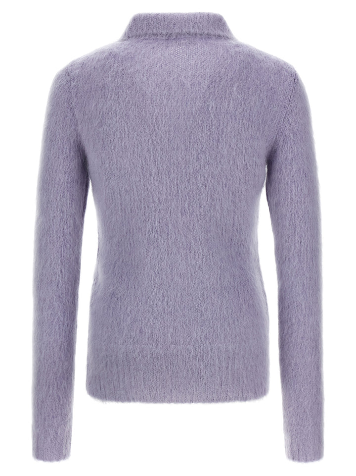 Gucci Purple Wool Cardigan