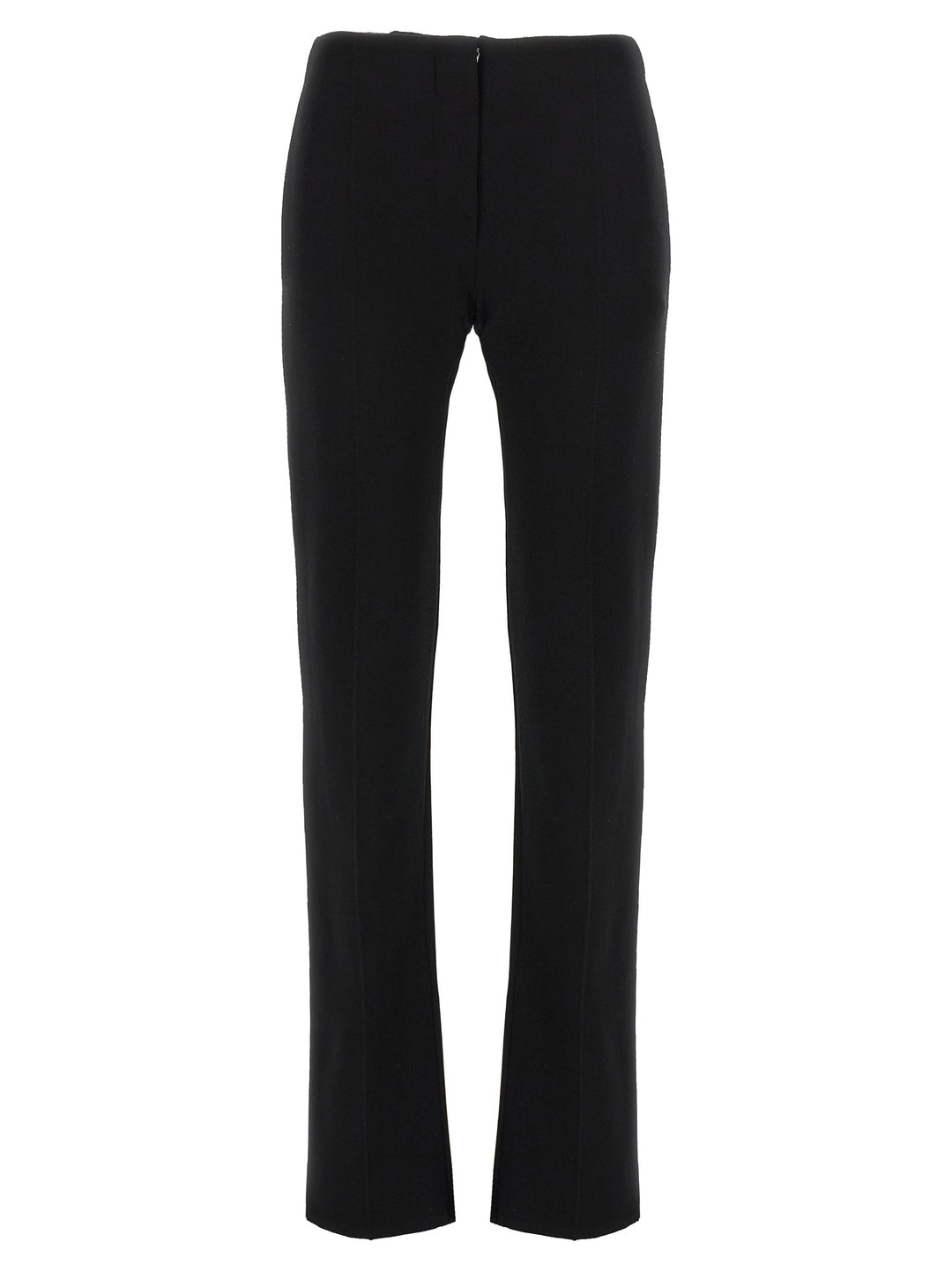 Sportmax Black Viscose Casual Pants