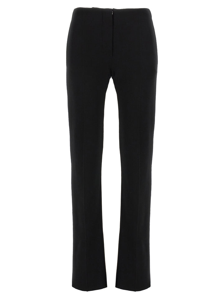 Sportmax Black Viscose Casual Pants