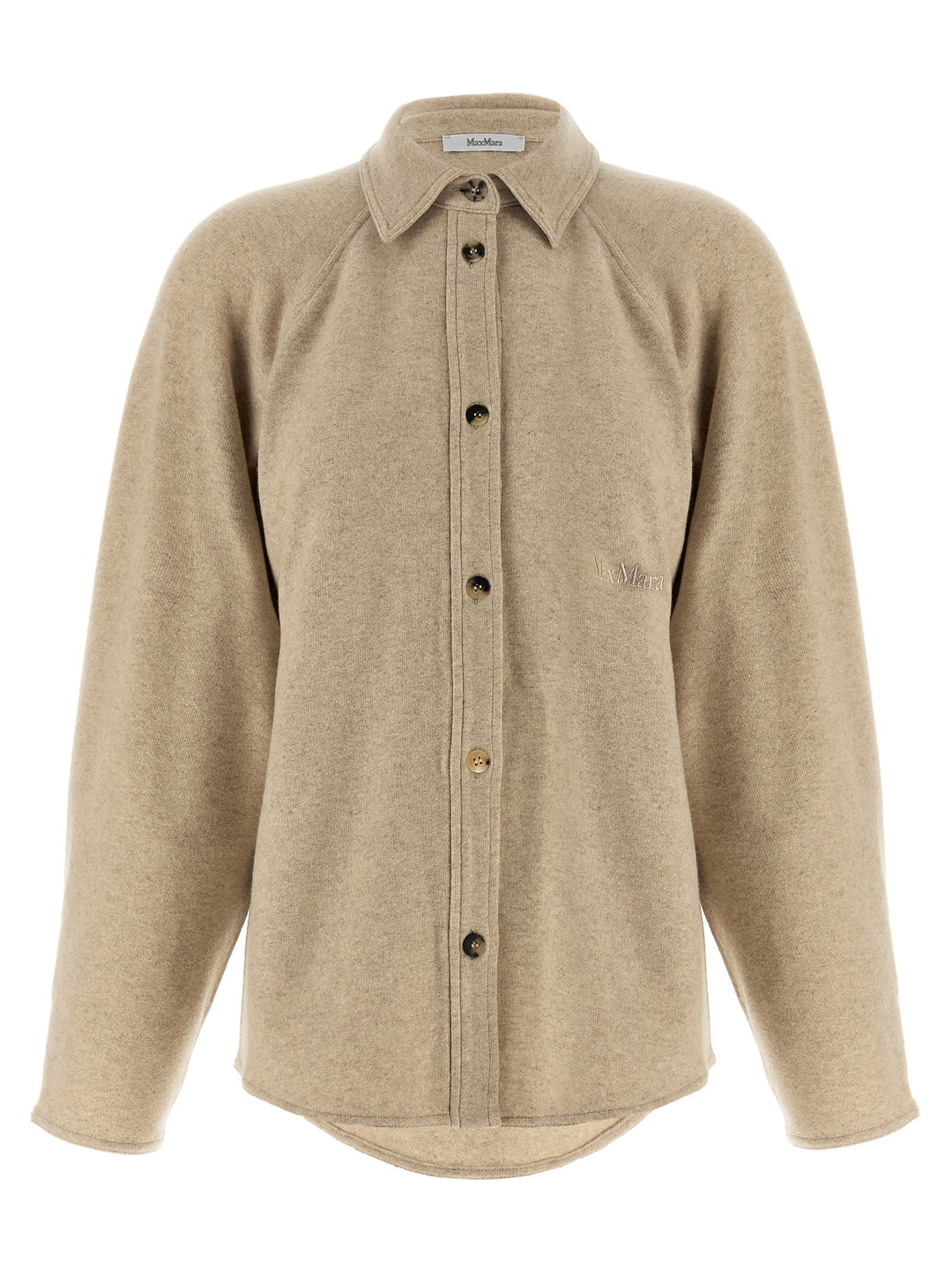 Max Mara Beige Cashmere Blouse
