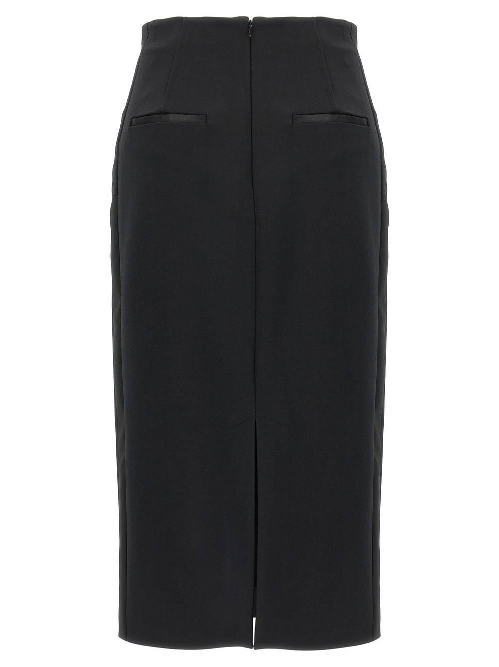 Women’s Max Mara Black Viscose Midi Skirt