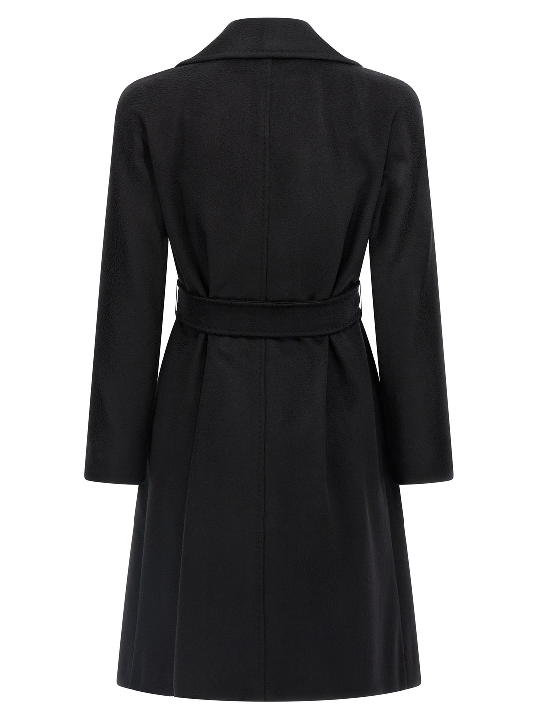 Max Mara Black Virgin Wool Coat