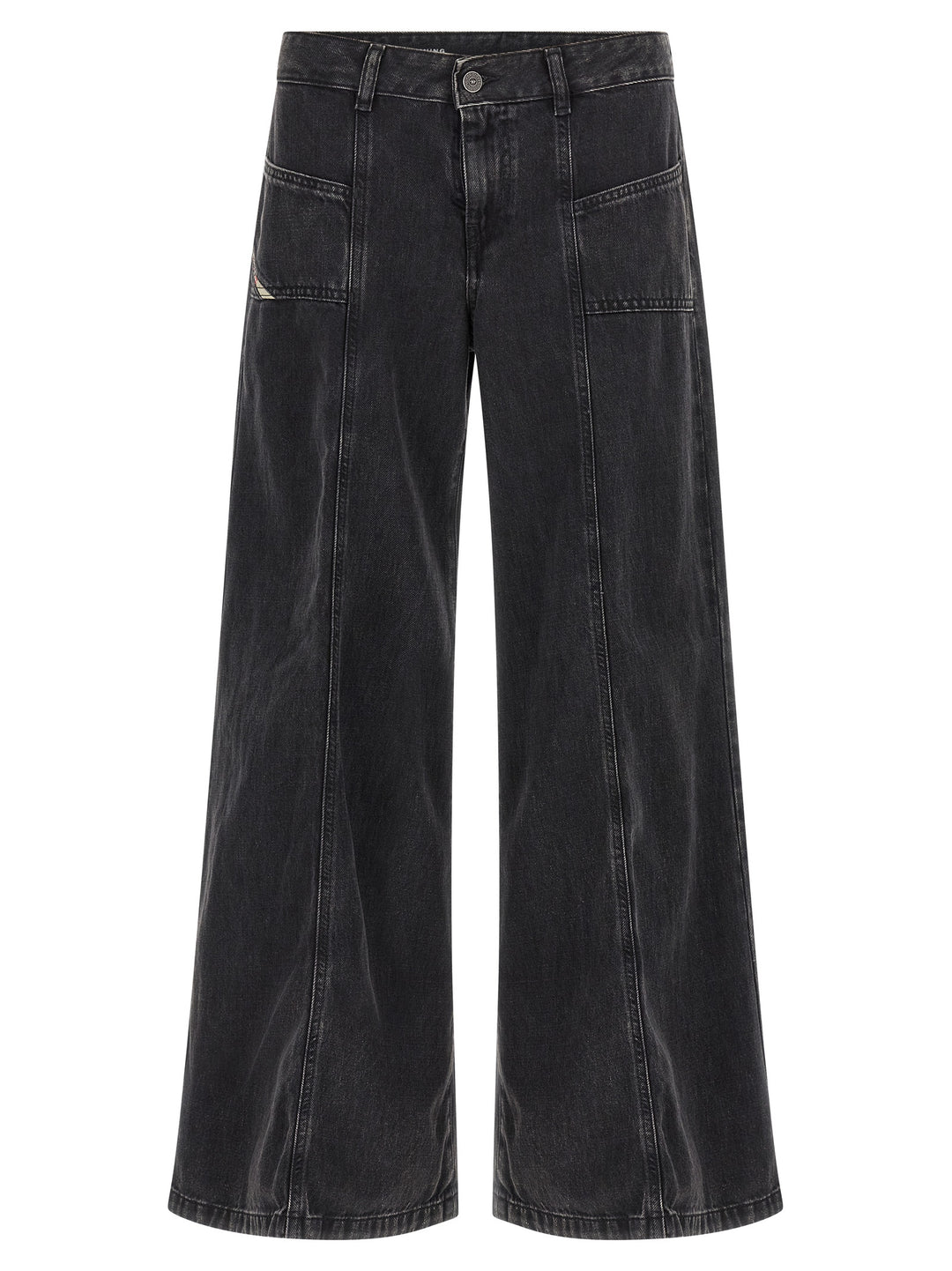 Diesel Black Cotton Jeans Denim