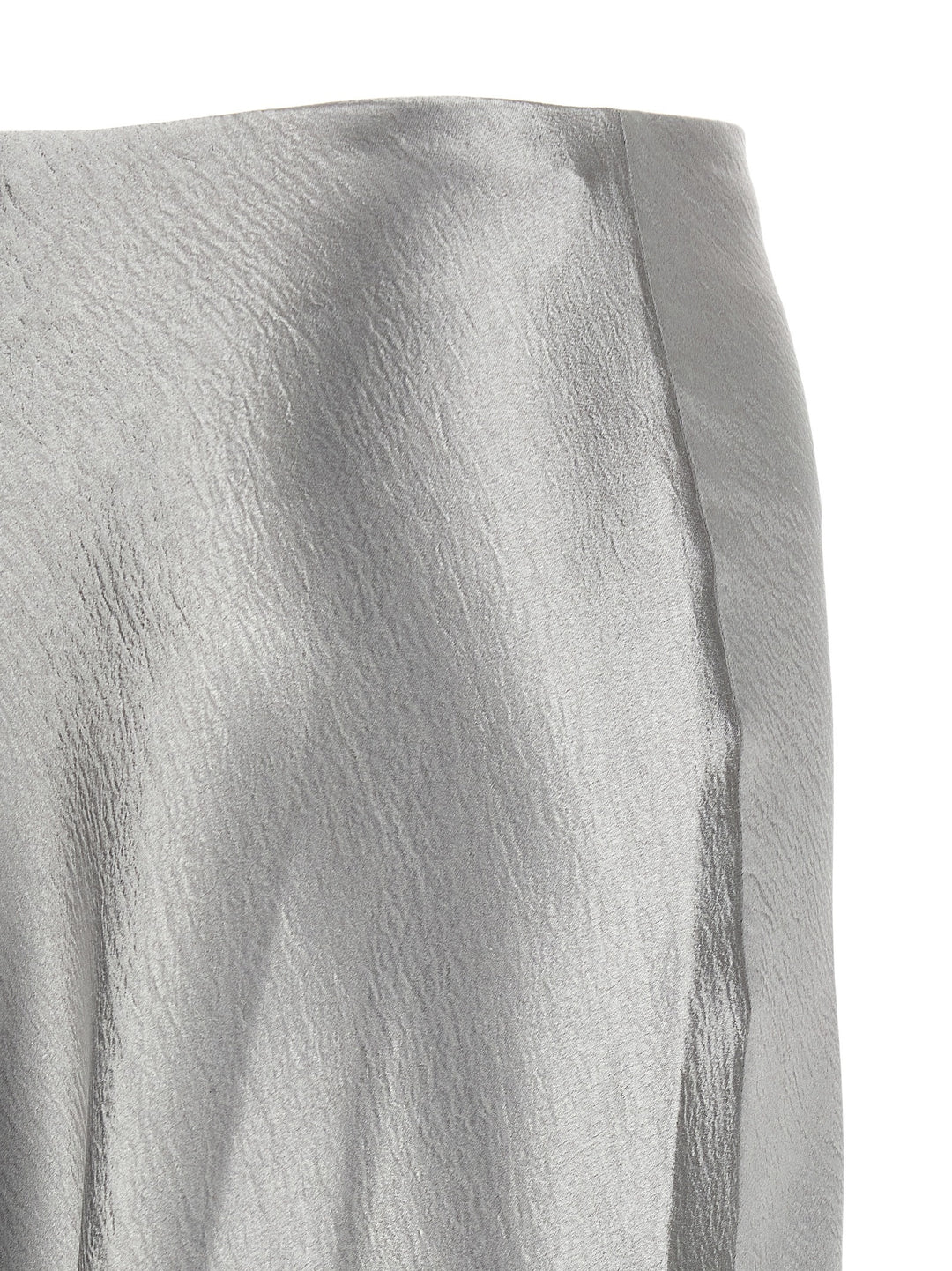 Tory Burch Gray Polyester Midi Skirt