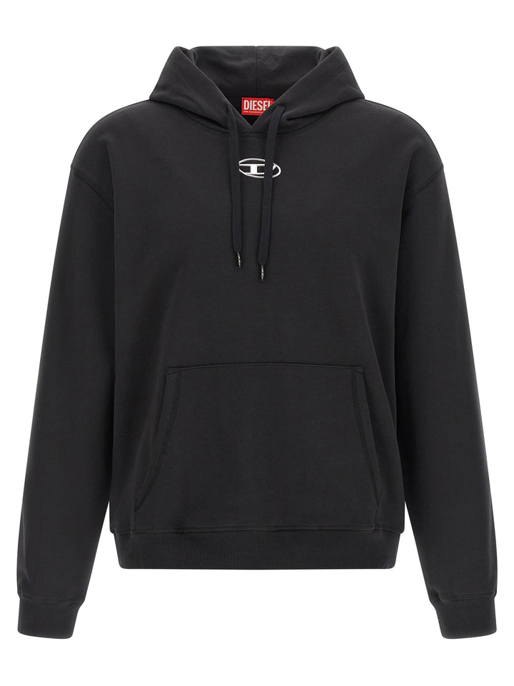 Diesel Black Cotton Sweatshirt
