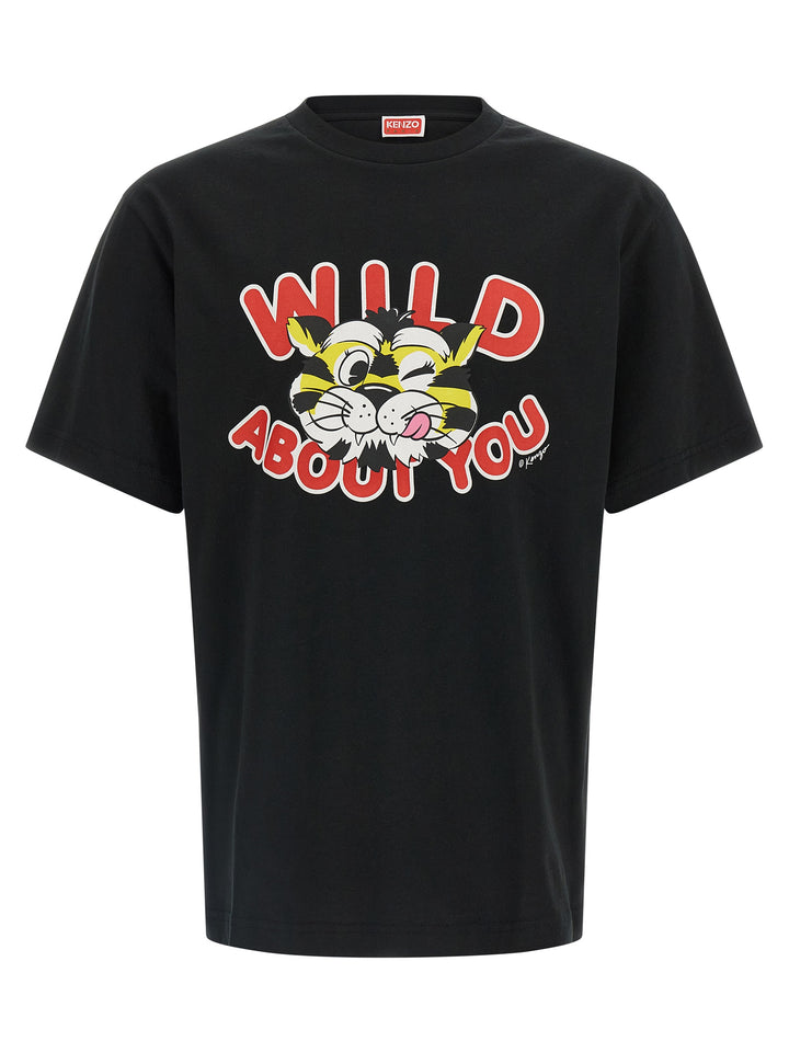 Kenzo Black Cotton T-Shirt