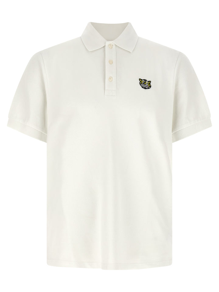 Kenzo White Cotton Polo Shirt