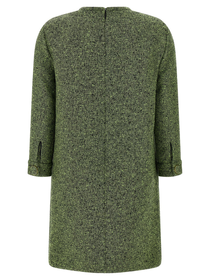 Gucci Bicolor Cotton Short Dress