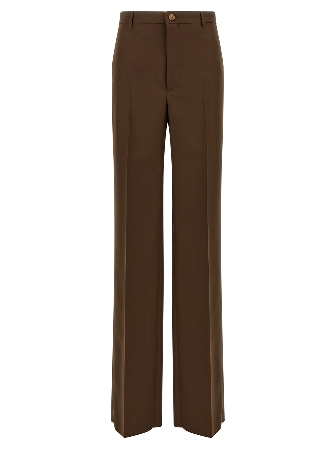Gucci Brown Polyester Dress Pants