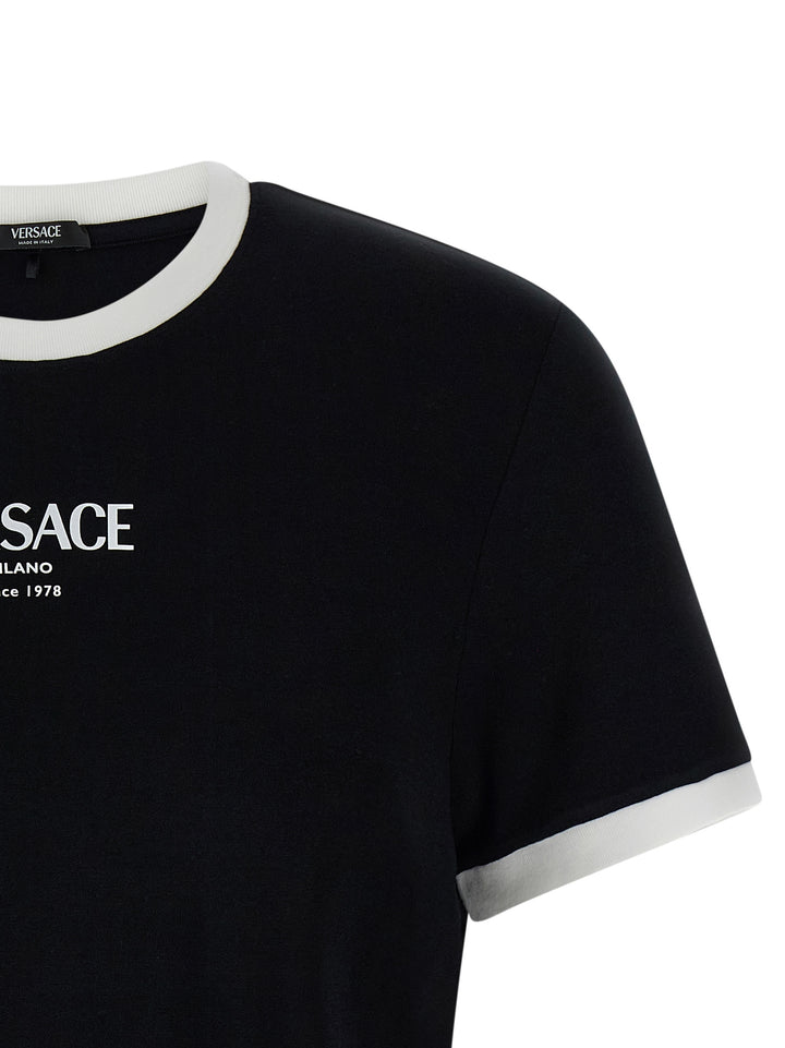 Versace Bicolor Viscose T-Shirt