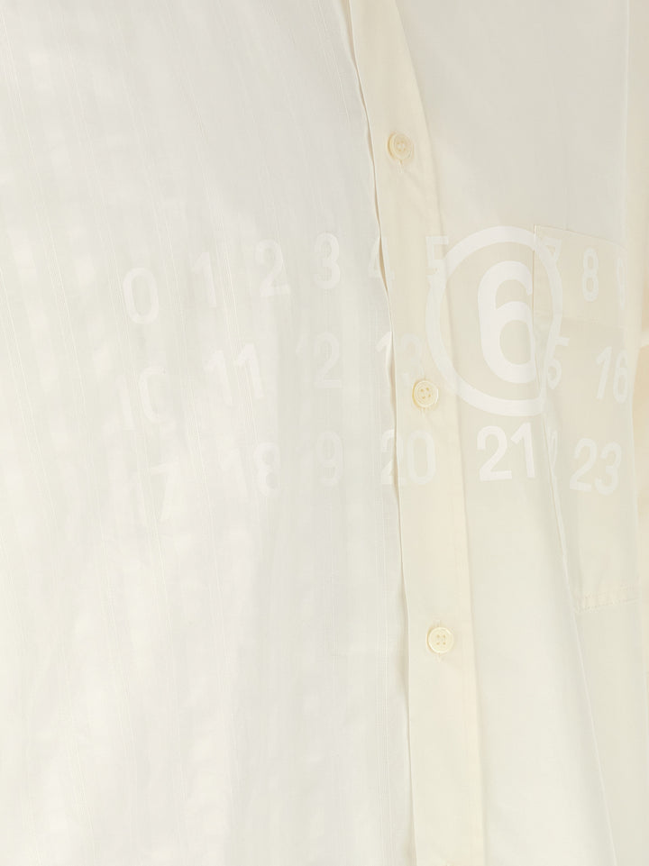 MM6 Maison Margiela White Cotton Blouse