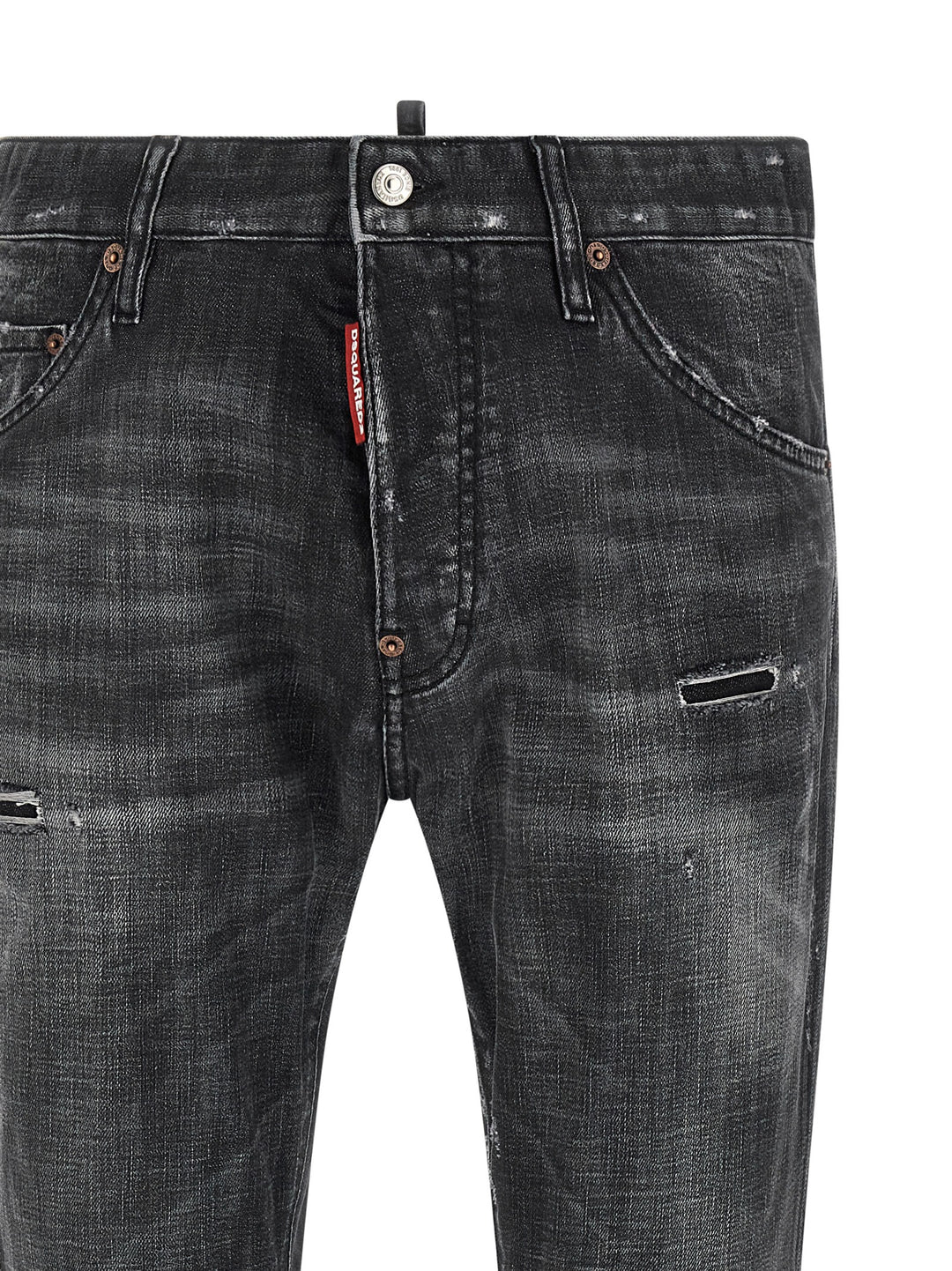 Dsquared² Black Cotton Jeans Denim