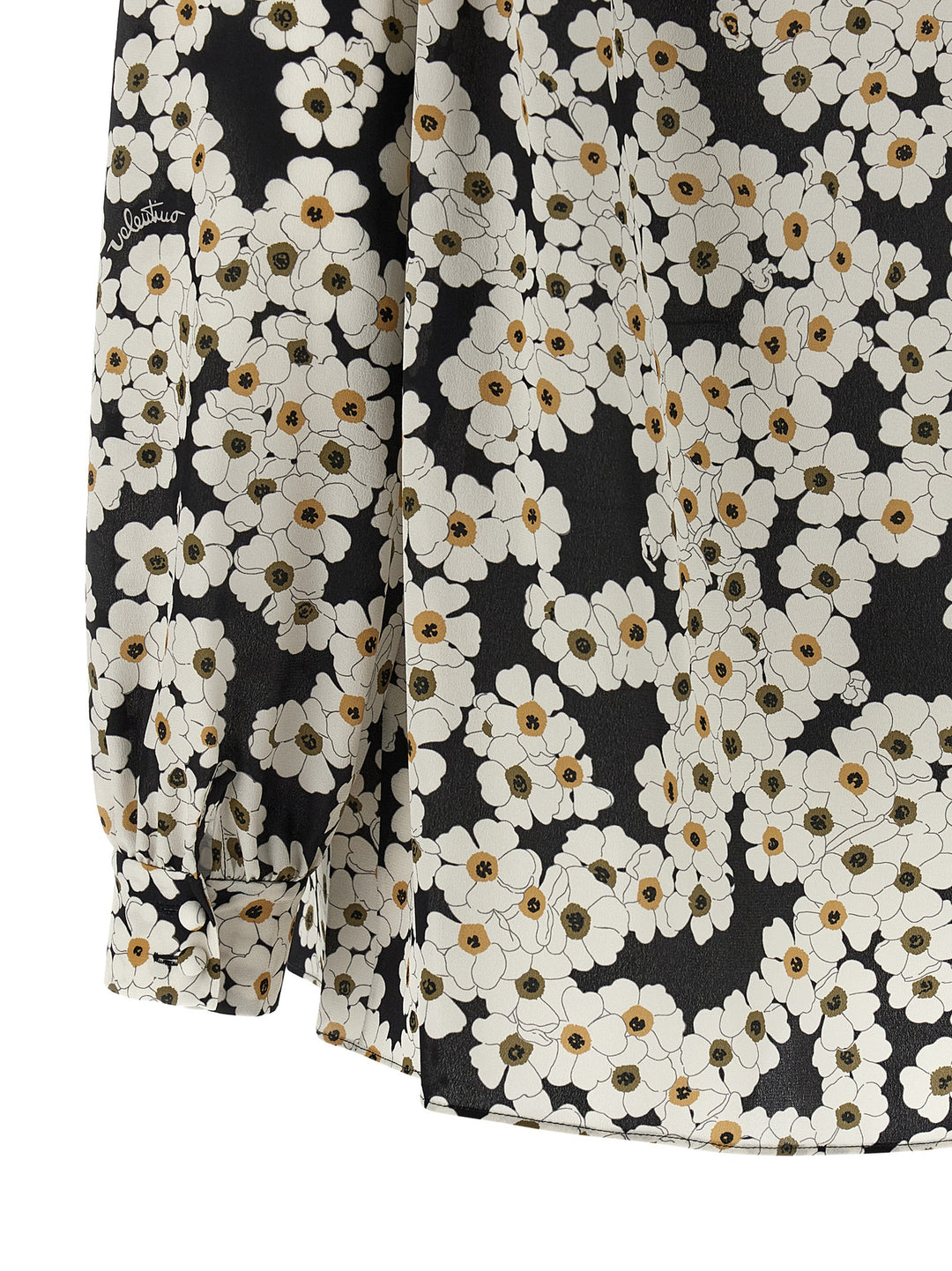 Valentino Garavani Bicolor Silk Blouse