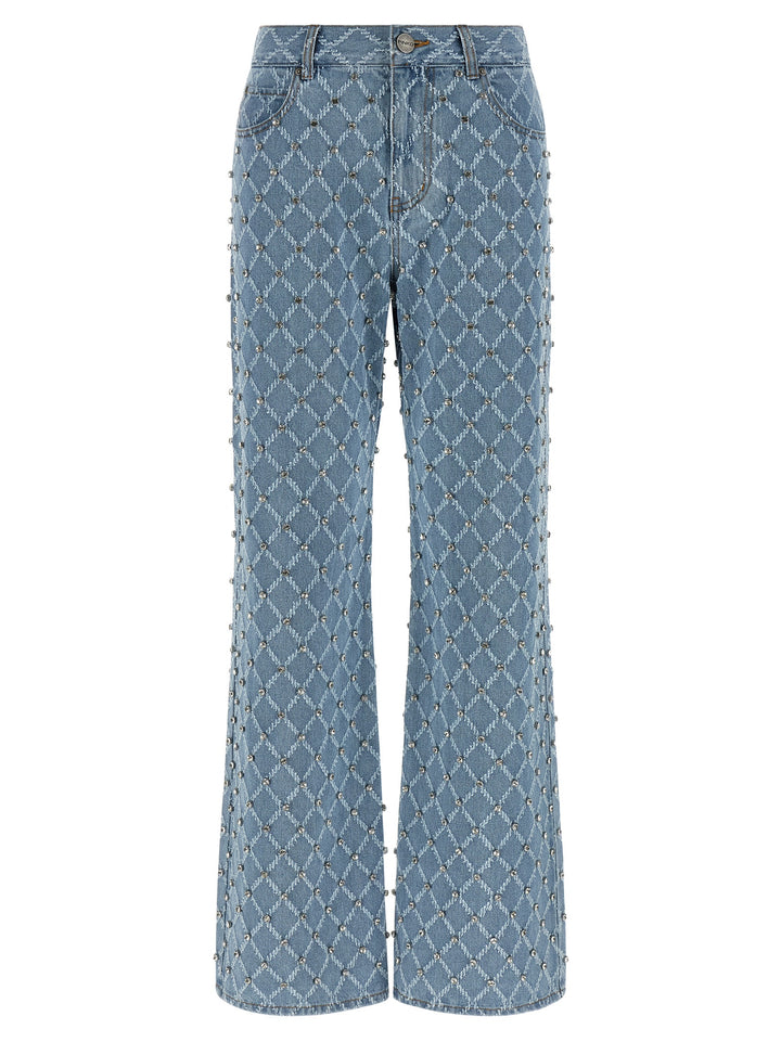 PINKO Blue Cotton Jeans Denim