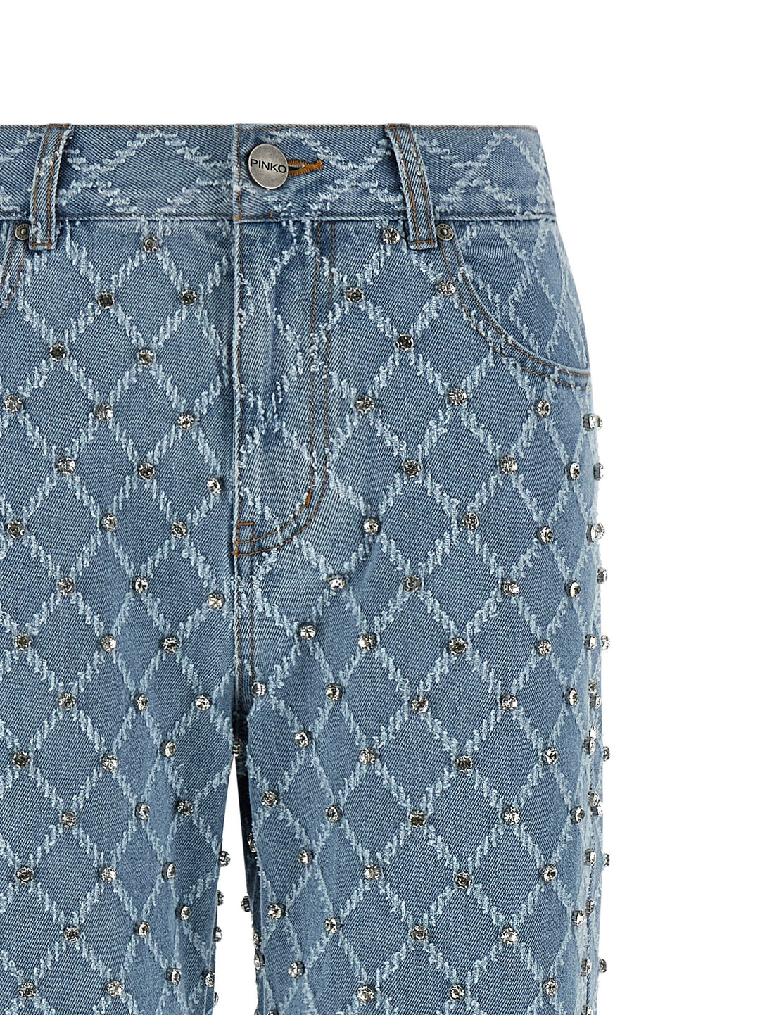 PINKO Blue Cotton Jeans Denim