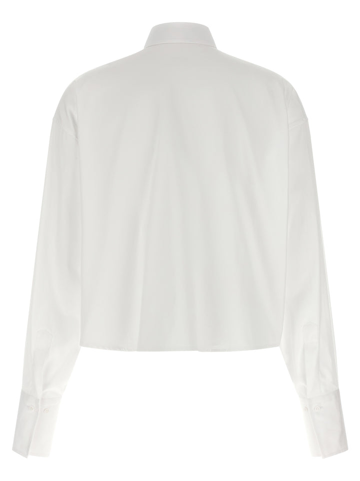 Ermanno Scervino White Cotton Blouse