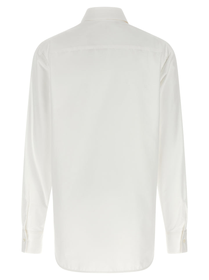 Ermanno Scervino White Cotton Blouse