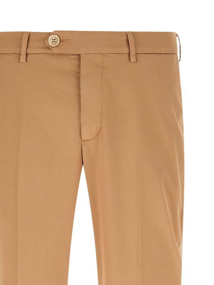 Brunello Cucinelli Beige Cotton Casual Pants