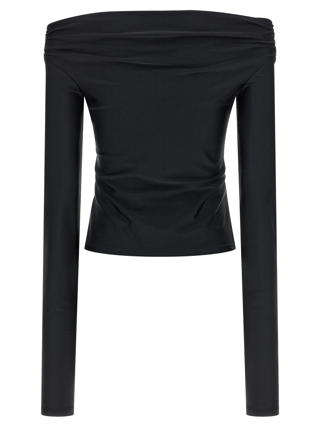 The Andamane Black Polyamide Tank Tops