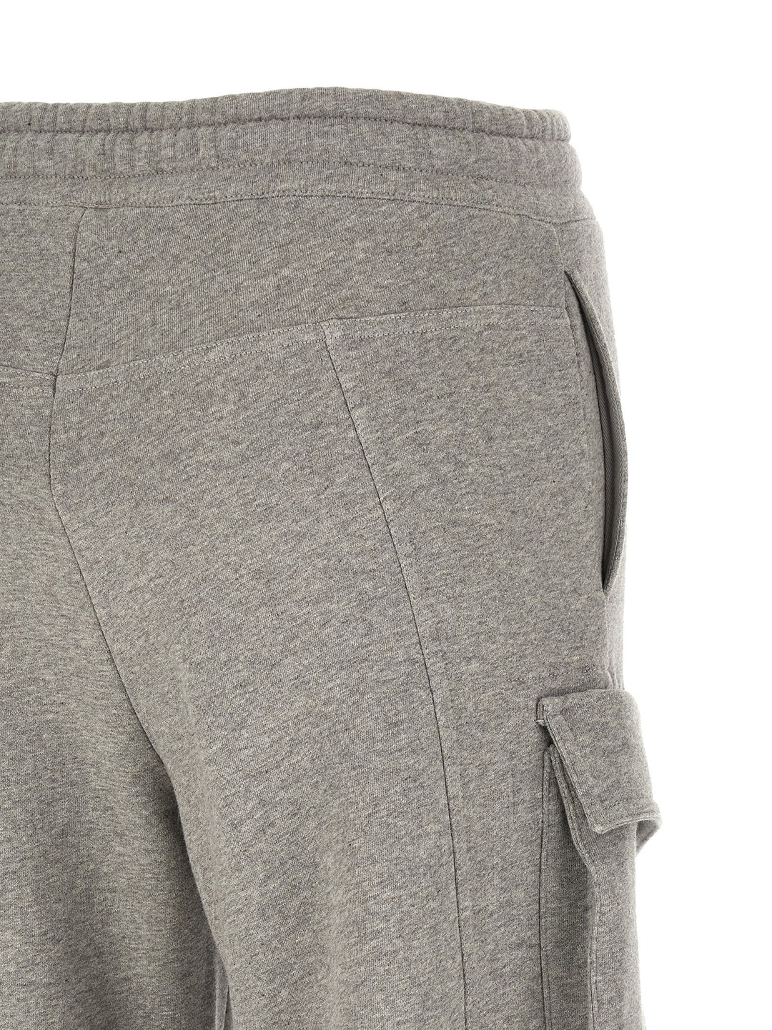 The Attico Gray Cotton Cargo Pants