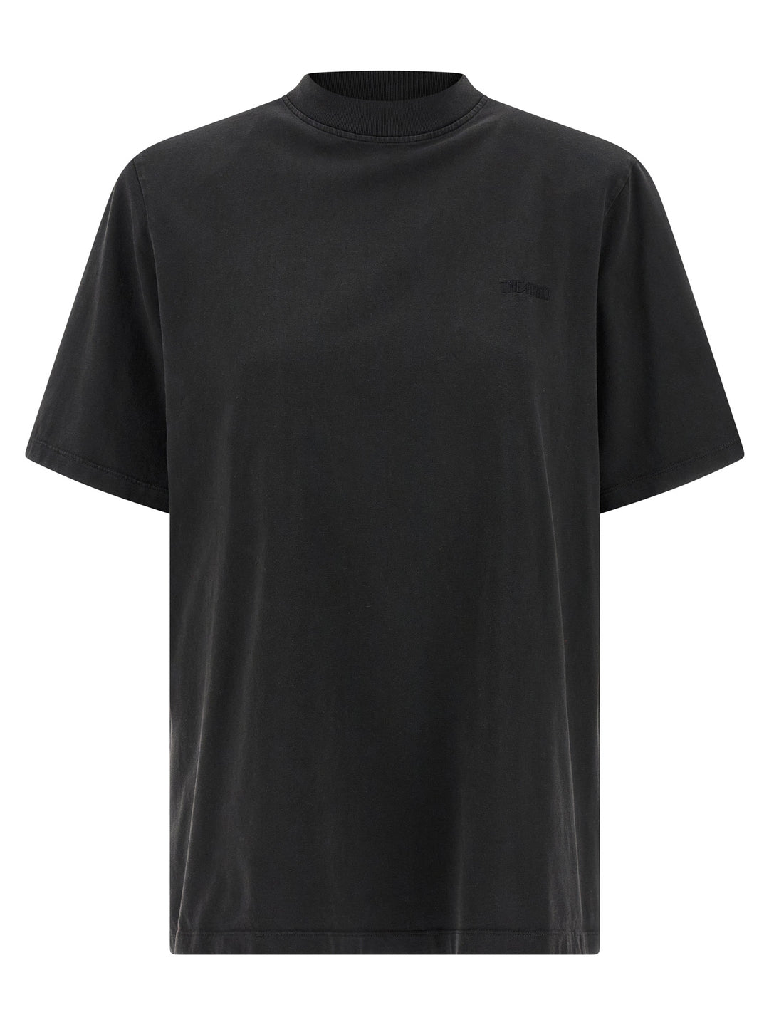 The Attico Black Cotton T-Shirt