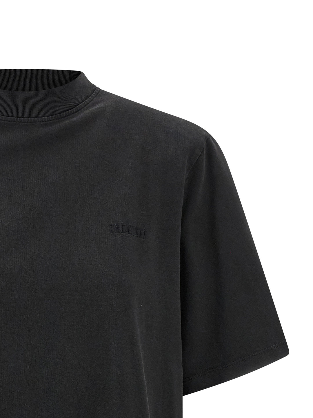 The Attico Black Cotton T-Shirt