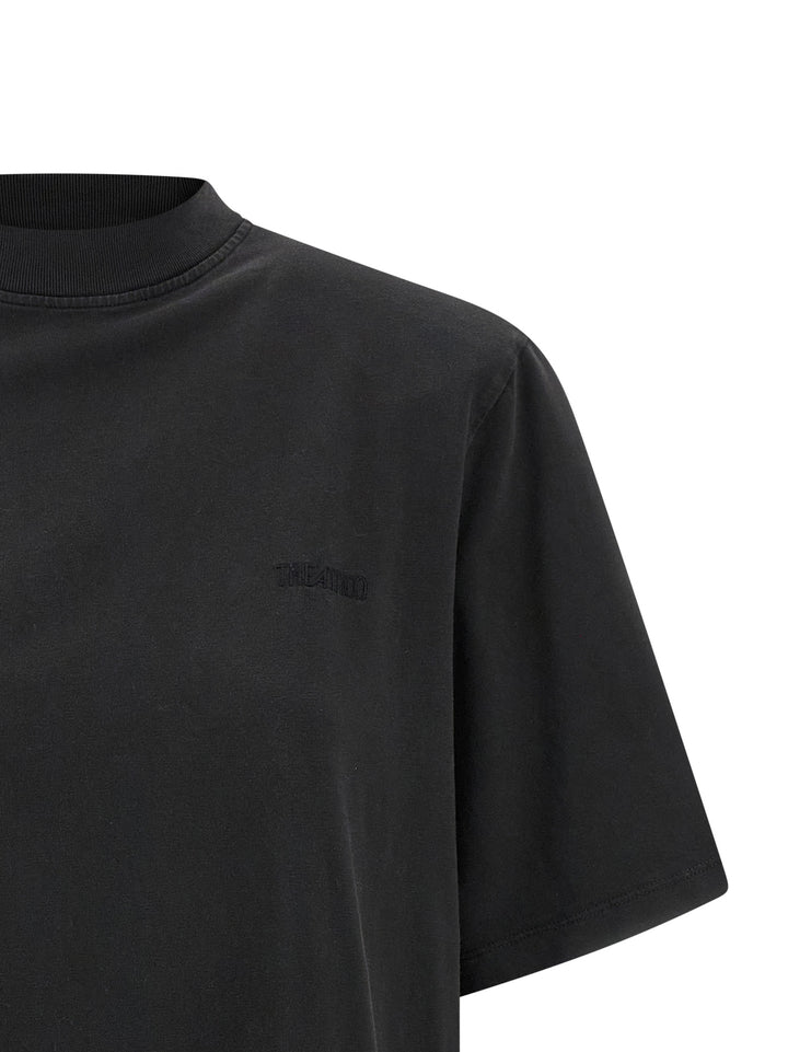 The Attico Black Cotton T-Shirt