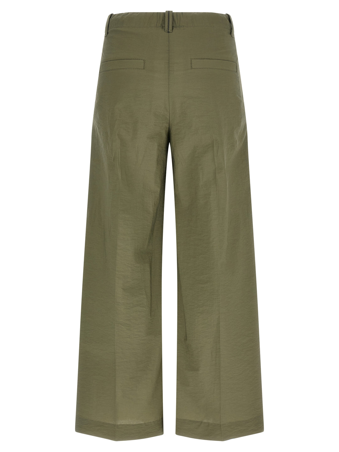 Brunello Cucinelli Bicolor Cotton Casual Pants